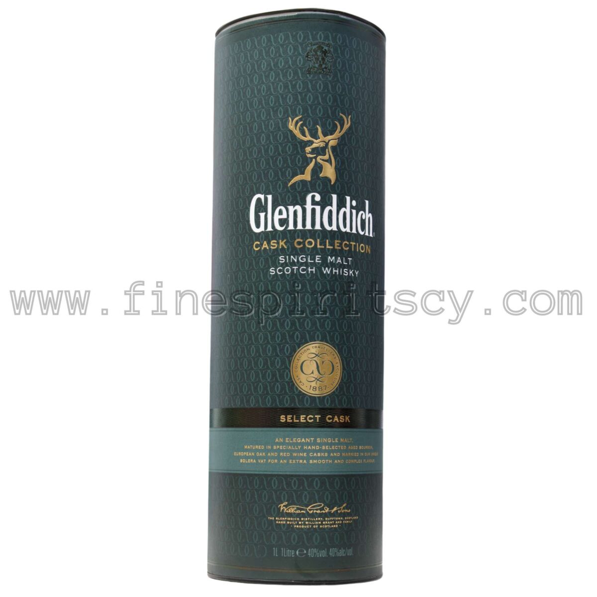 Glenfiddich Select Cask 1000ml 100cl 1L Liter Litre Cyprus Price Order Online