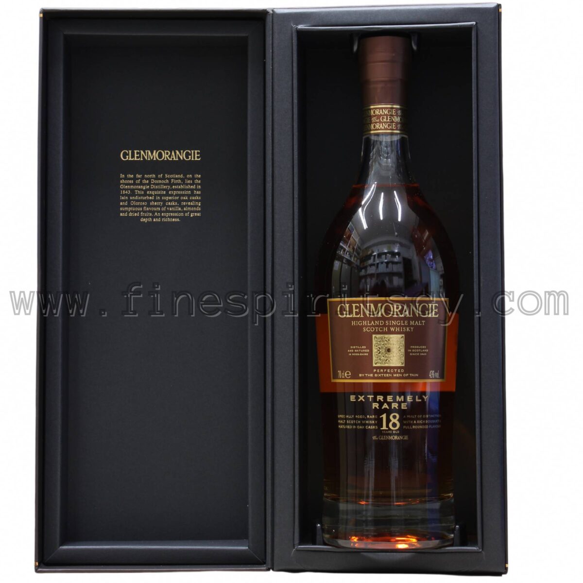 Glenmorangie 18 Year Old Extremely Rare Open Box Bottle Inside 700ml 70cl 0.7L