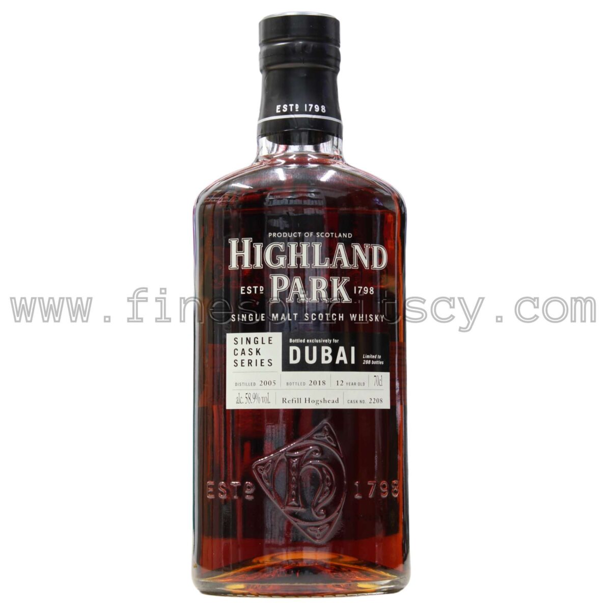 Highland Park 2005 Distilled 2018 Bottled 12 Year Old 700ml 70cl 0.7L Cask 2208