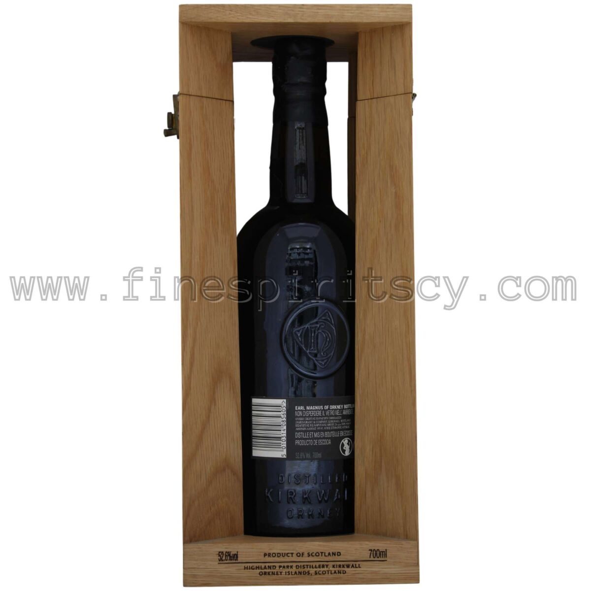 Highland Park 15 Years Old Edition One 1 Earl Magnus Back Bottle Box Case