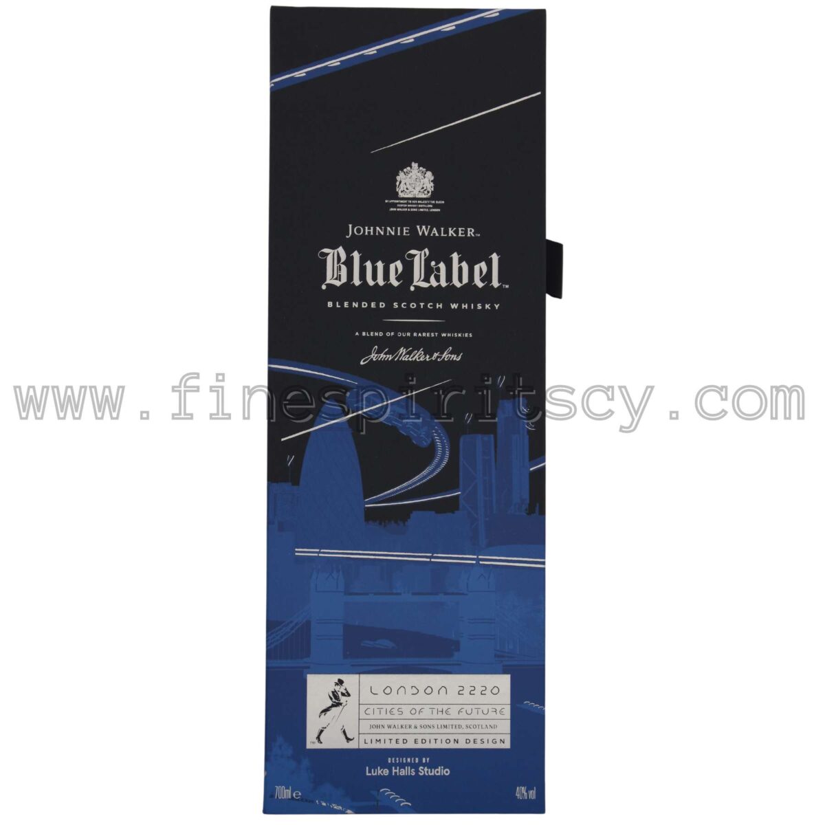 Johnnie Walker Blue Label Cities Of The Future 2220 London Limited Edition Design