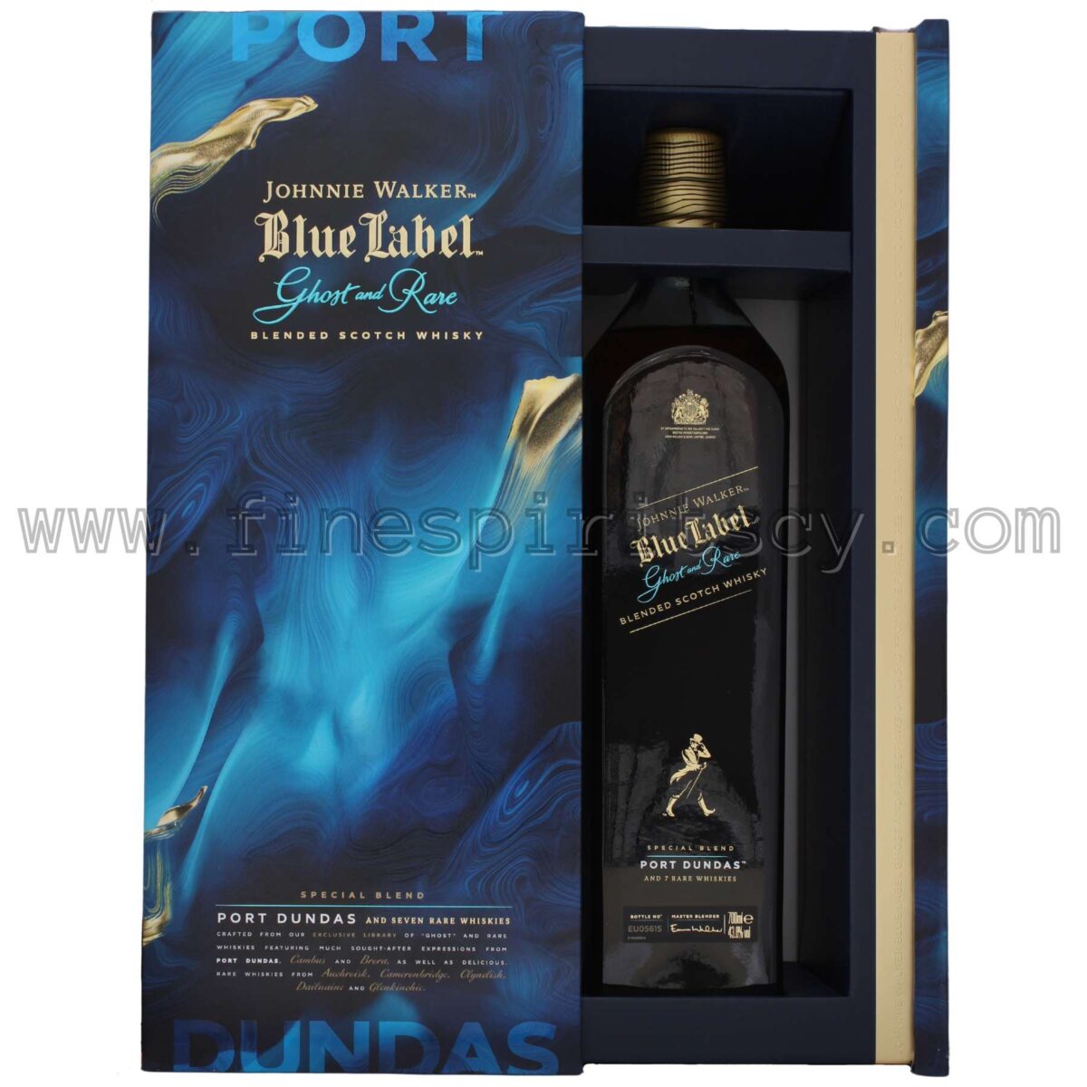 JW Blue Label Rare Old Discontinued Whisky Box Cyprus Online CY Open Bottle