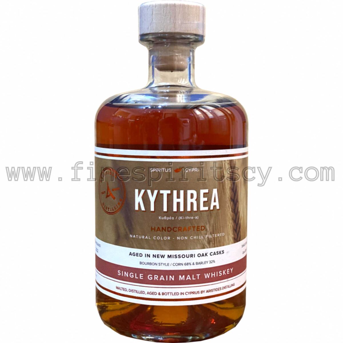 Kythrea Single Grain Missouri Oak Cask Cyprus Price Whisky Cypriot 700ml FSCY