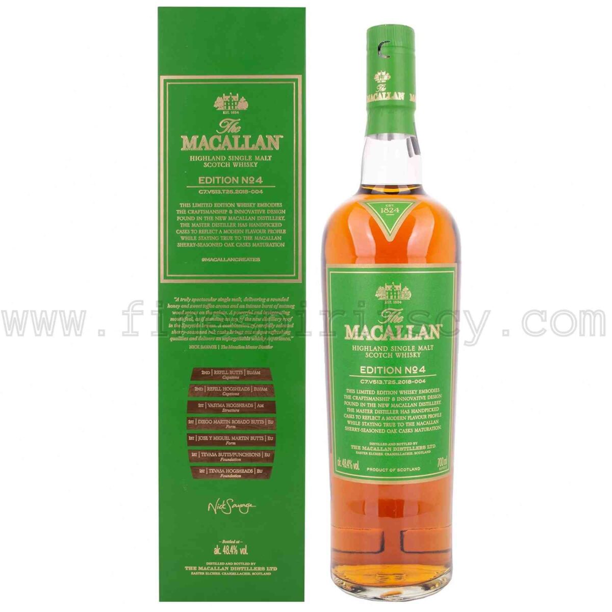 The Macallan Edition No 4 Number Four Series 700ml 70cl 0.7L
