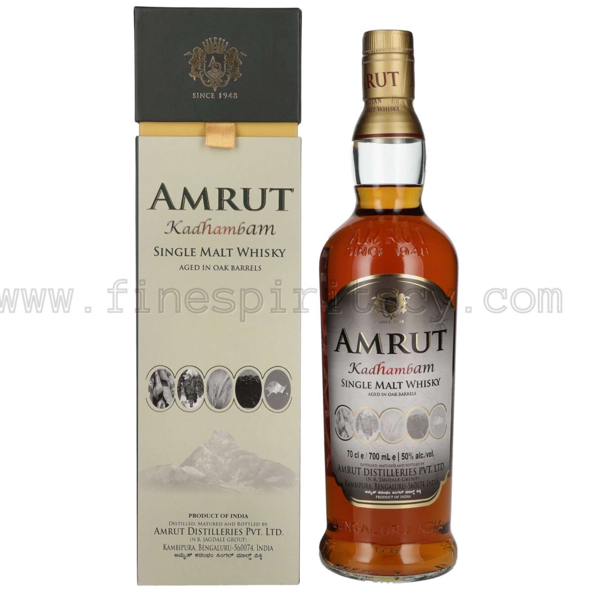 Amrut Kadhambam 700ml 70cl 0.7L Price Cyprus CY India Indian Whisky Online