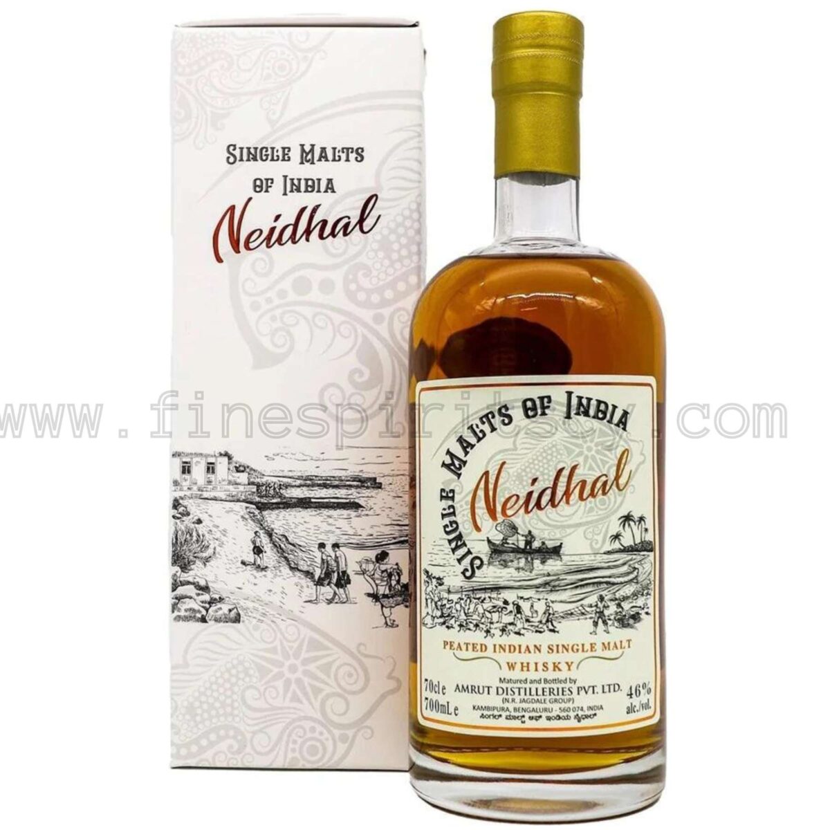 Amrut Neidhal Peated CY Indian Whisky Whiskey 70cl 700ml 0.7L Price