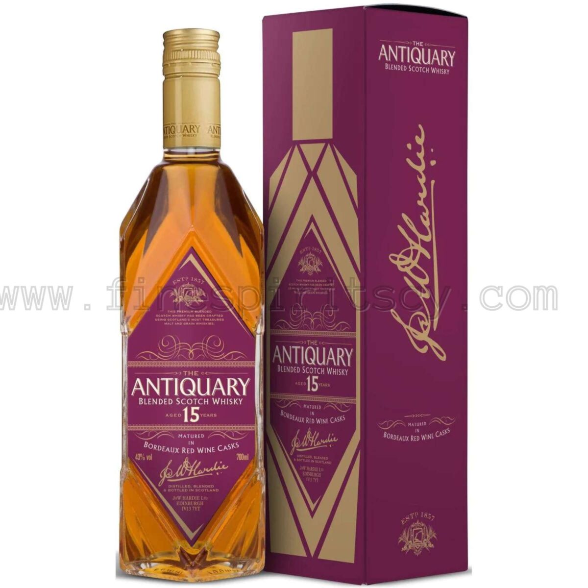 Antiquary 15 Year Old Red Wine Bordeaux Cask Shop Whisky Online Cava Whiskey