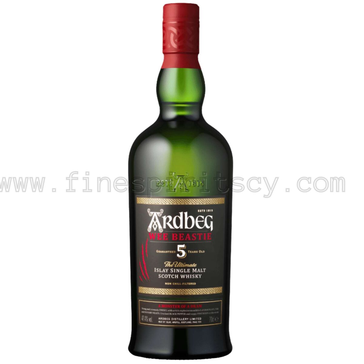 Ardbeg Wee Beastie 700ml 70cl 0.7L Price Cyprus CY Whisky Whiskey Online 5YO