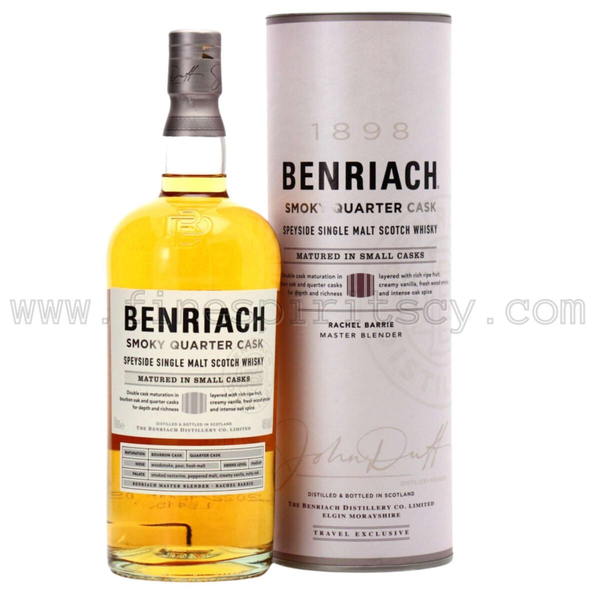 Benriach Smoky Quarter Cask liter 1000ml 100cl 1L Price Whisky Whiskey litre Cyprus