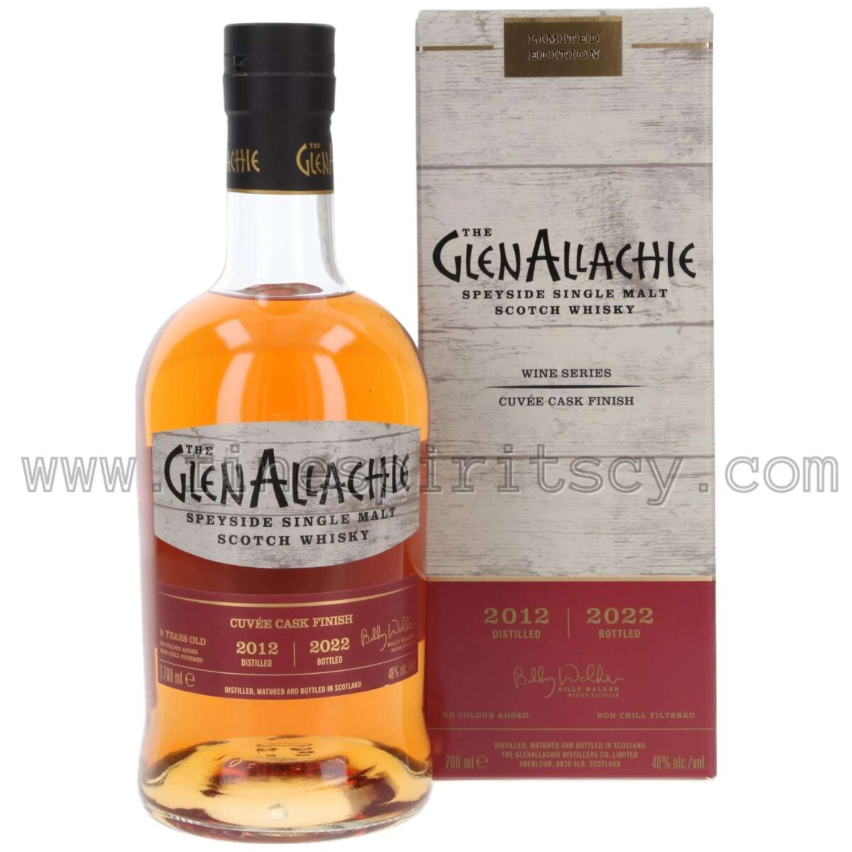 Glenallachie Wine Cuvee Cask Finish Series 2012 2022 9 Year Old Whisky