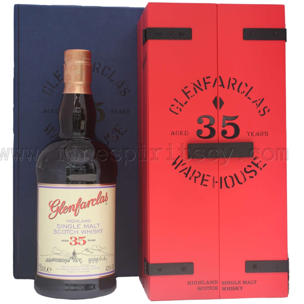 Glenfarclas 35 Year Old Europe Order Online Price Cyprus Deliver Warehouse Box