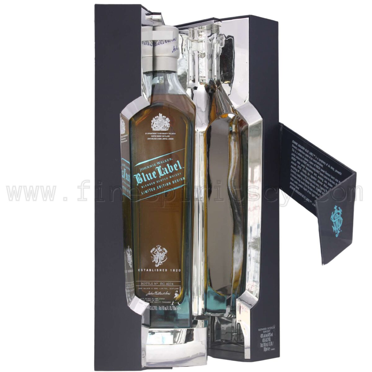 JW Blue Label Limited Ed Bottle Number Blended RC 4074 Price Cyprus Scotch