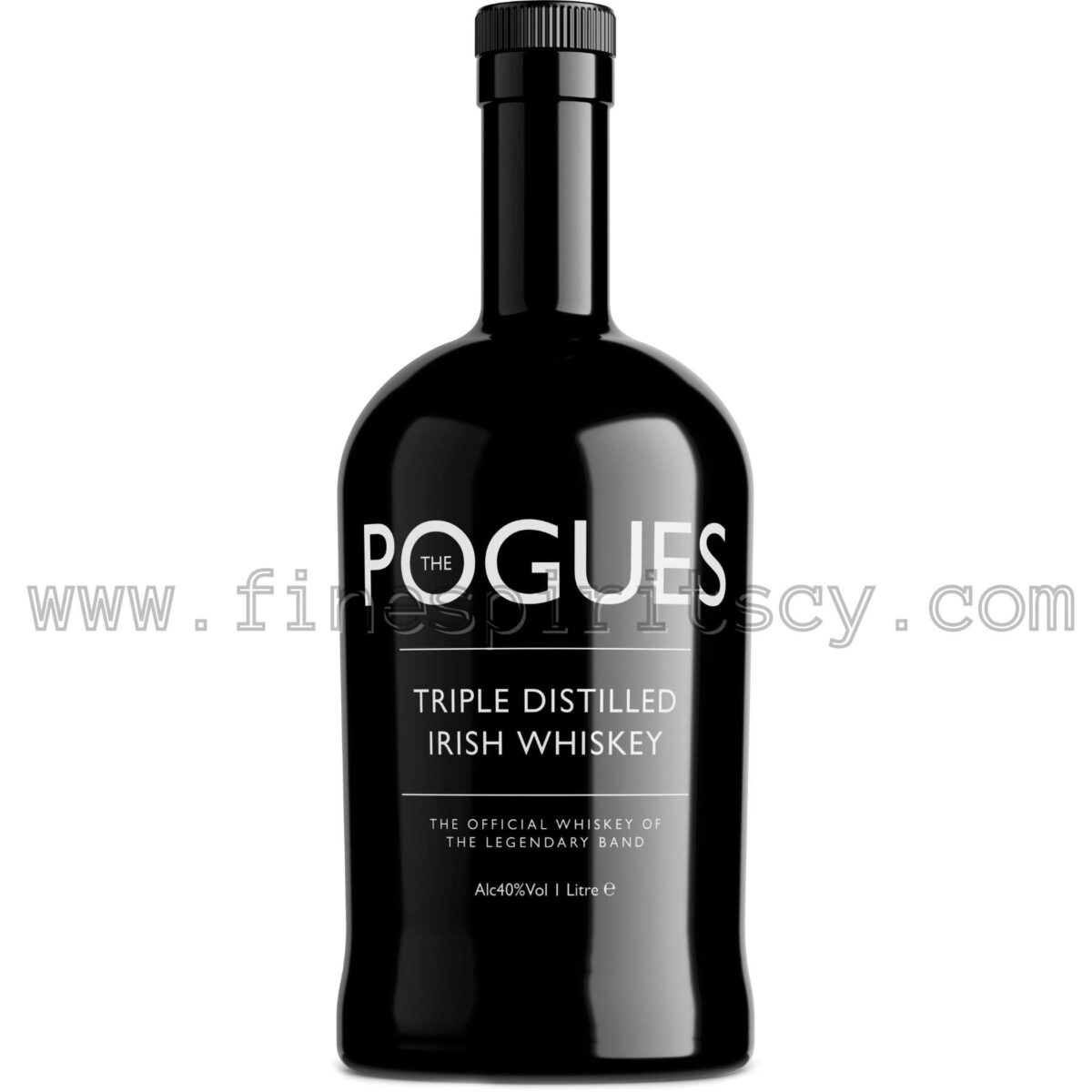 Pogues Blended Irish CY Whiskey 1000ml 100cl 1L Liter Litre Cyprus Price FSCY
