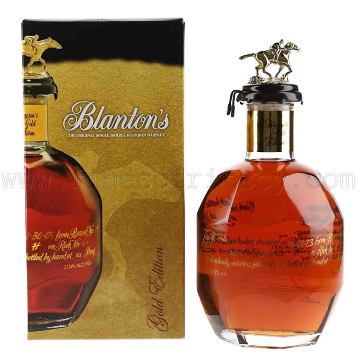 Blantons Single Barrel Bourbon Gold Edition 750ml 75cl 0.75L