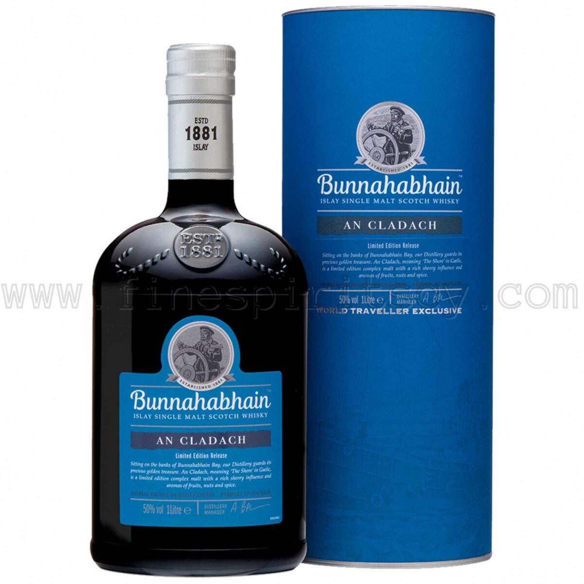 Bunnahabhain An Cladach 1000ml 100cl 1L Liter Litre Price Cyprus FSCY Islay