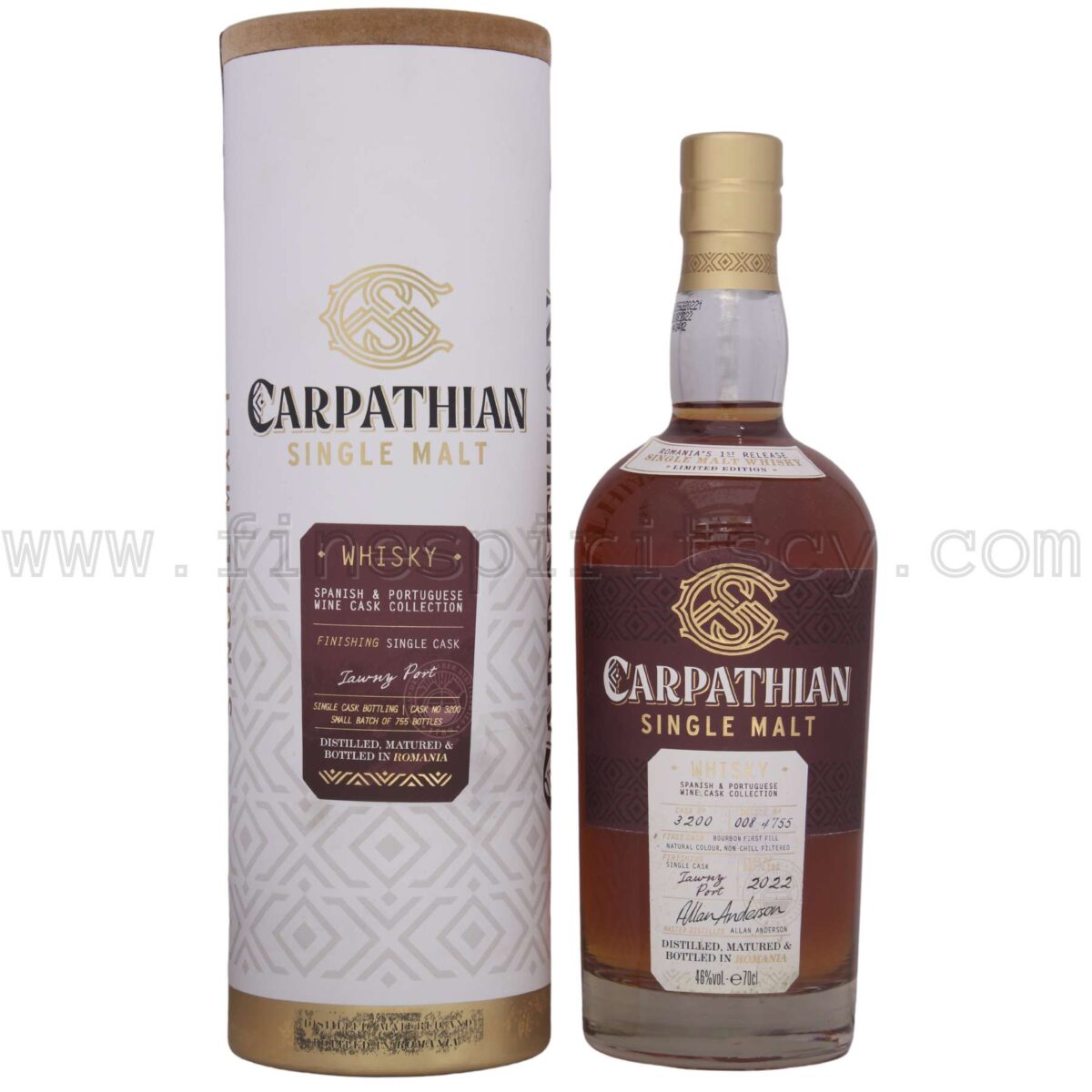 Carpathian Tawny Port Portuguese Spanish Wine Cask Finish Cyprus 70cl