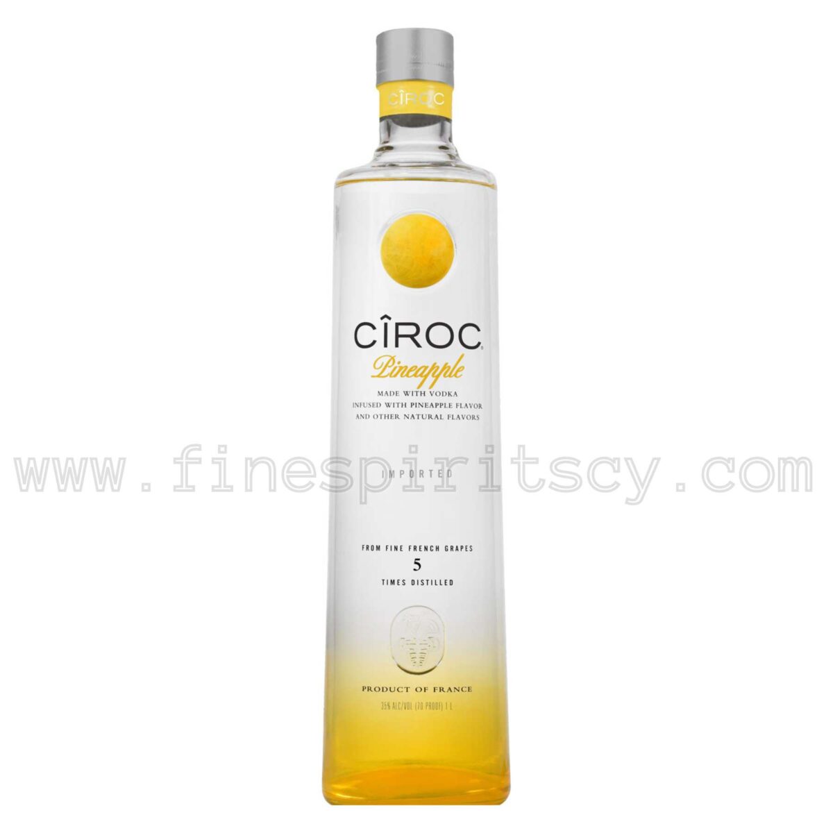 Ciroc Pineapple Flavored Vodka 1L 1000ml 100cl Liter Litre Price Cyprus