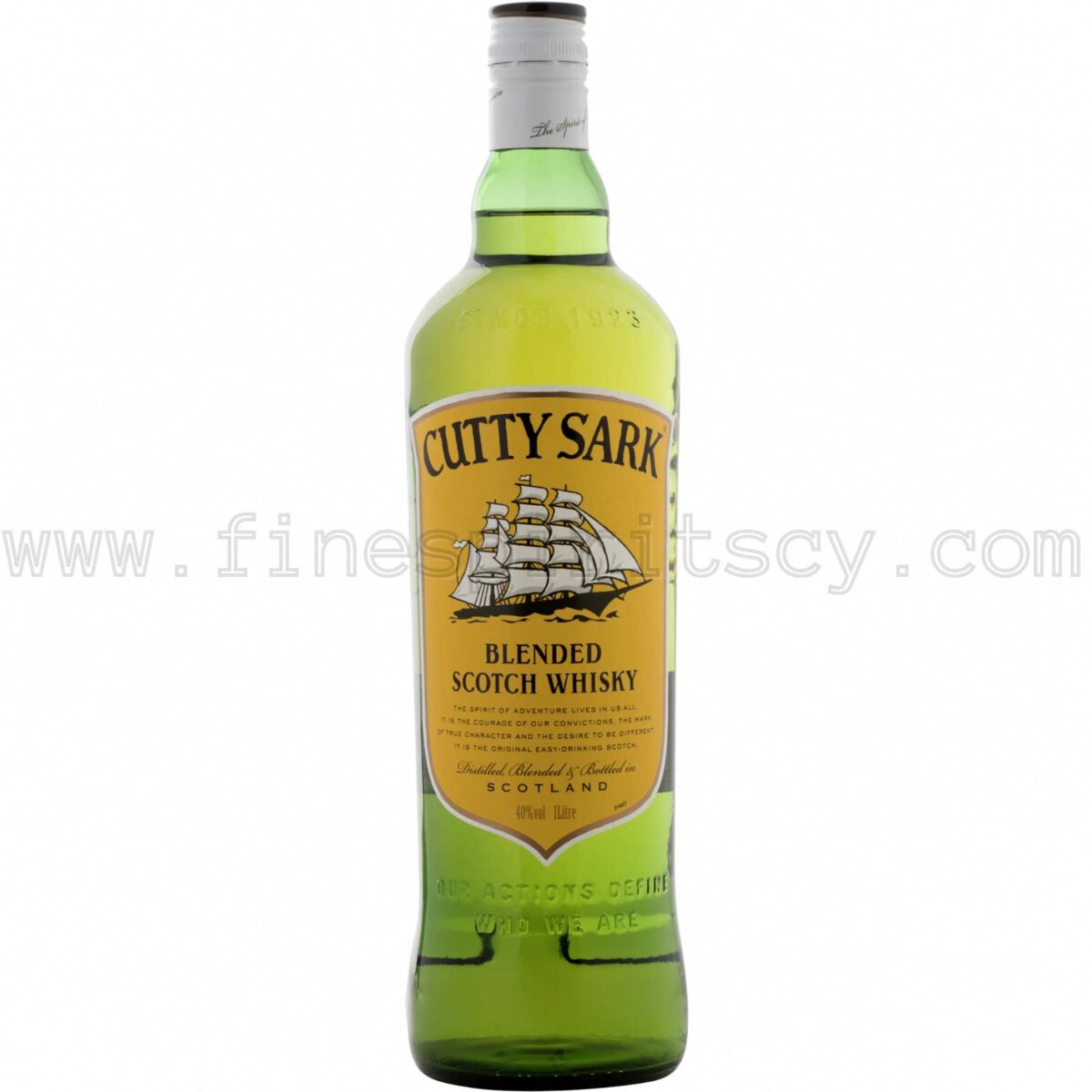 Cutty Sark 1000ml 100cl 1L Liter Litre CY Blended Scotch Whisky Whiskey