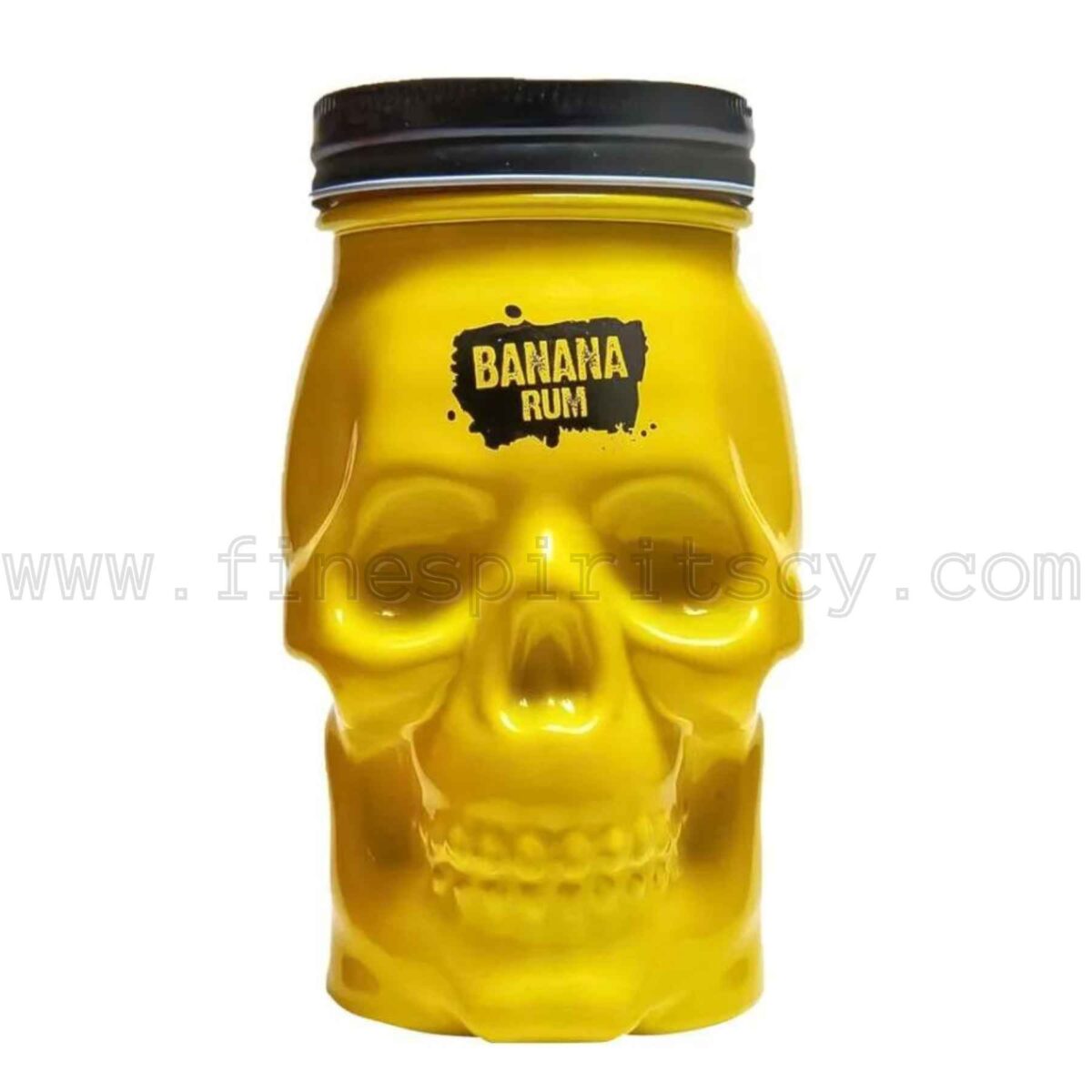 Dead Man's Fingers Banana Skull Jar Rum 500ml 50cl 0.5L
