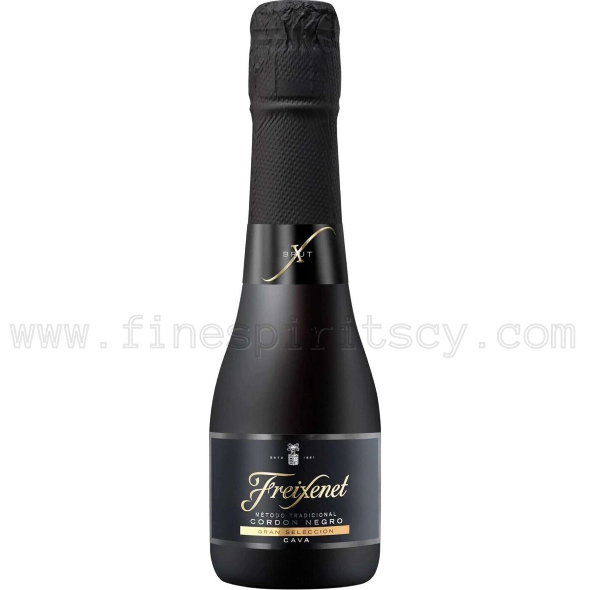 Freixenet Cordon Negro Brut Black 200ml 20cl 0.2L Price Cyprus Buy Shop Wine