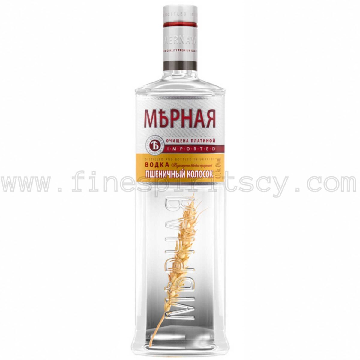 Mernaya Wheat Ukraine Ukrainian Vodka