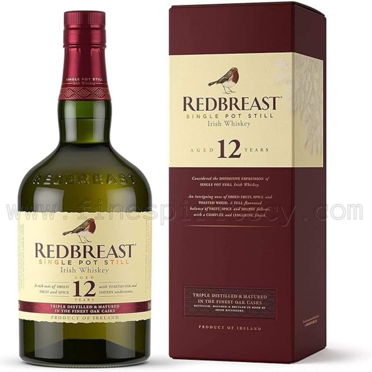 Redbreast 12 Year Old Irish Pot Still Single Whiskey Whisky Cyprus Price 700ml