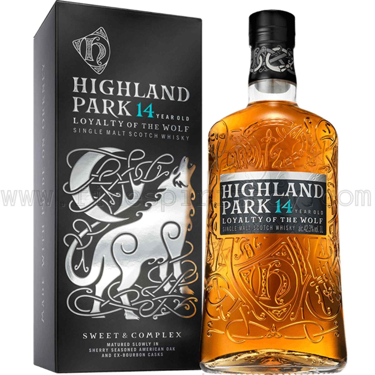 Highland Park 14 Year Old Loyalty Of The Wolf 1000ml 100cl 1L Liter Litre