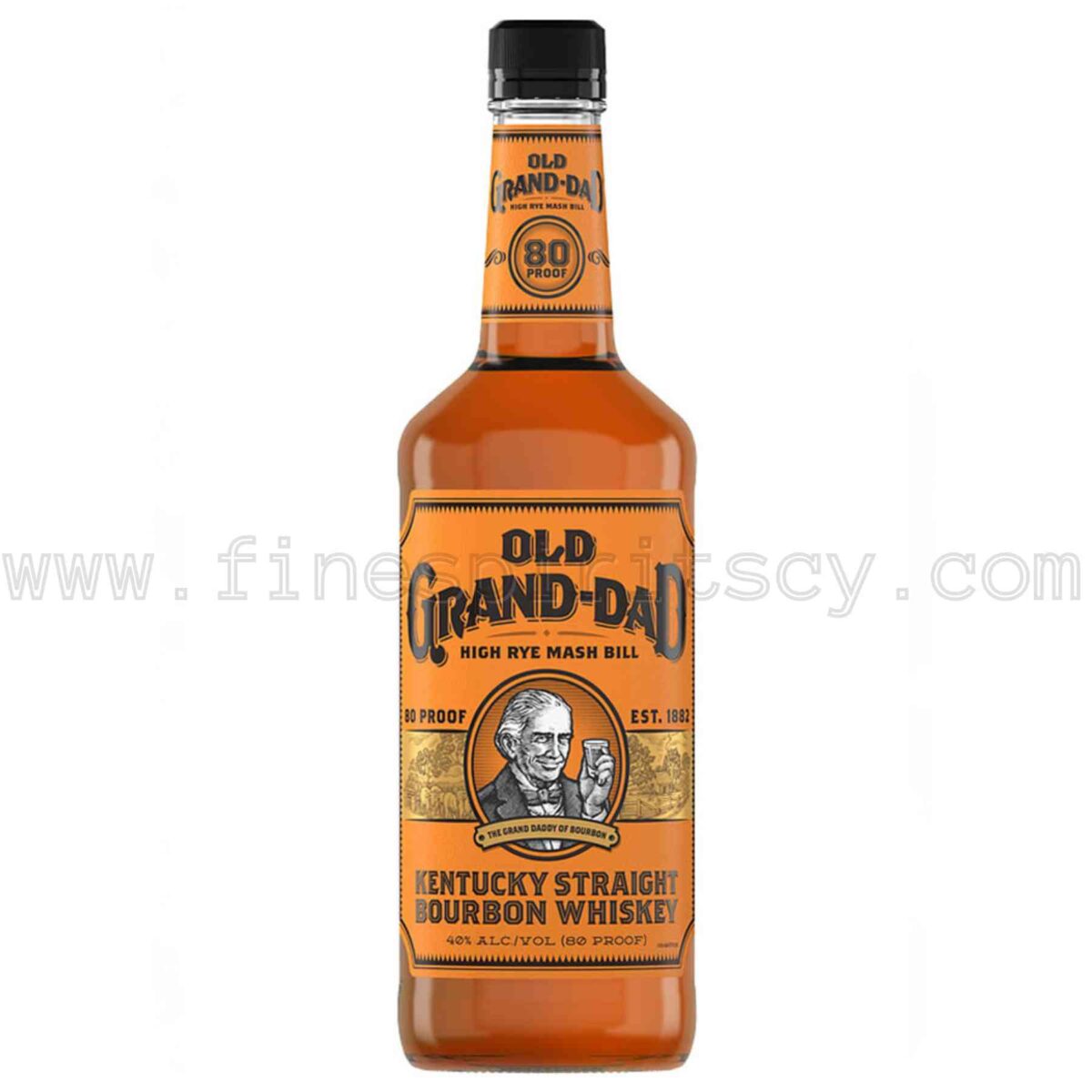 Old Grand Dad 80 Proof 40% Bourbon