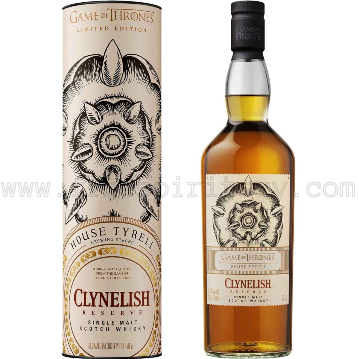 Clynelish Reserve Game Of Thrones House Tyrell 700ml 70cl 0.7L Limited Edition