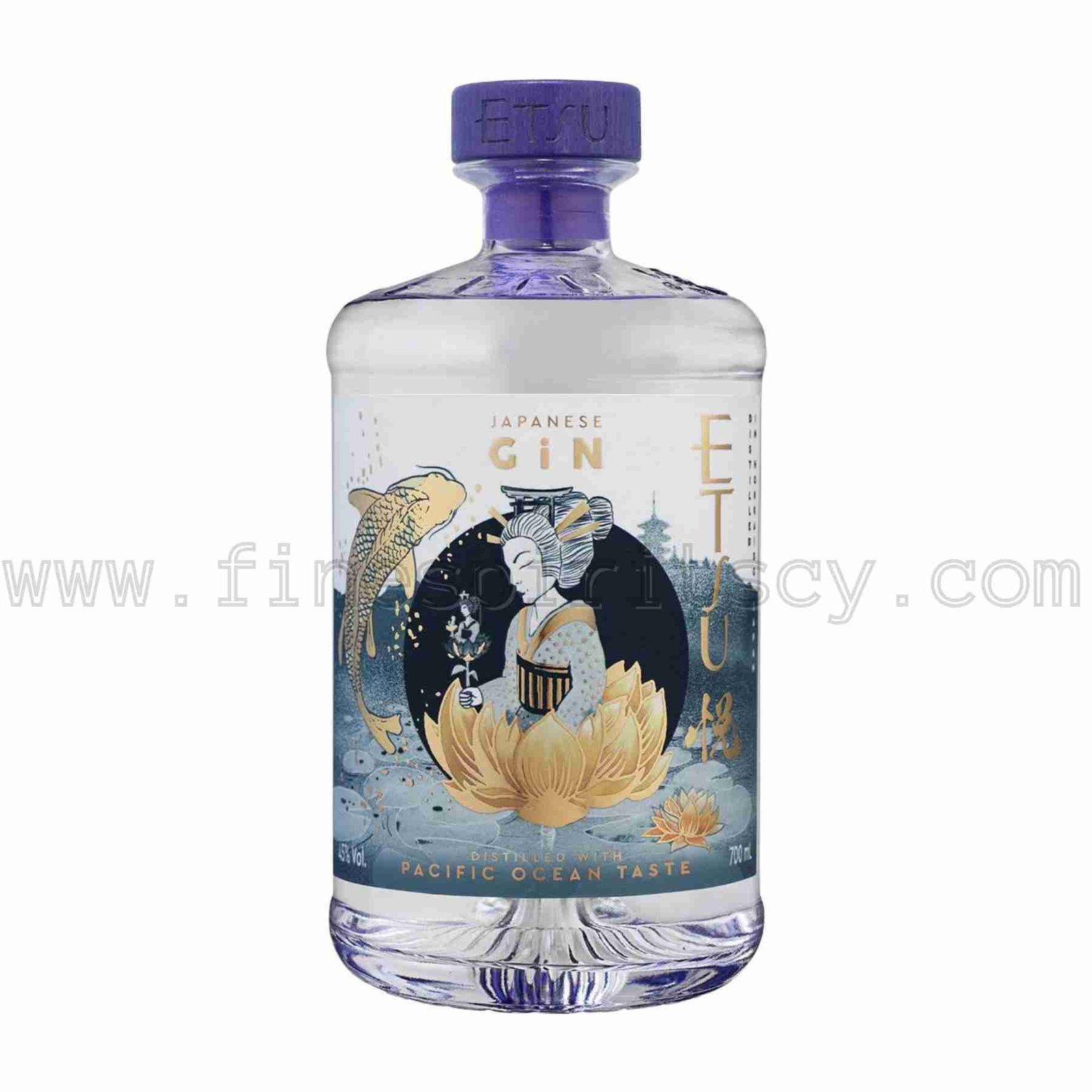 Etsu Pacific Ocean FSCY Etsu Pacific Ocean Water Gin 700ml 70cl 0.7L
