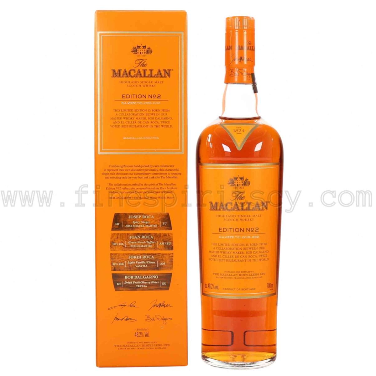 The Macallan Edition No 2 Number Two Series 700ml 70cl 0.7L