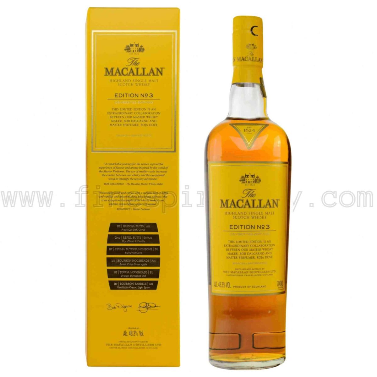 The Macallan Edition No 3 Number Three Series 700ml 70cl 0.7L