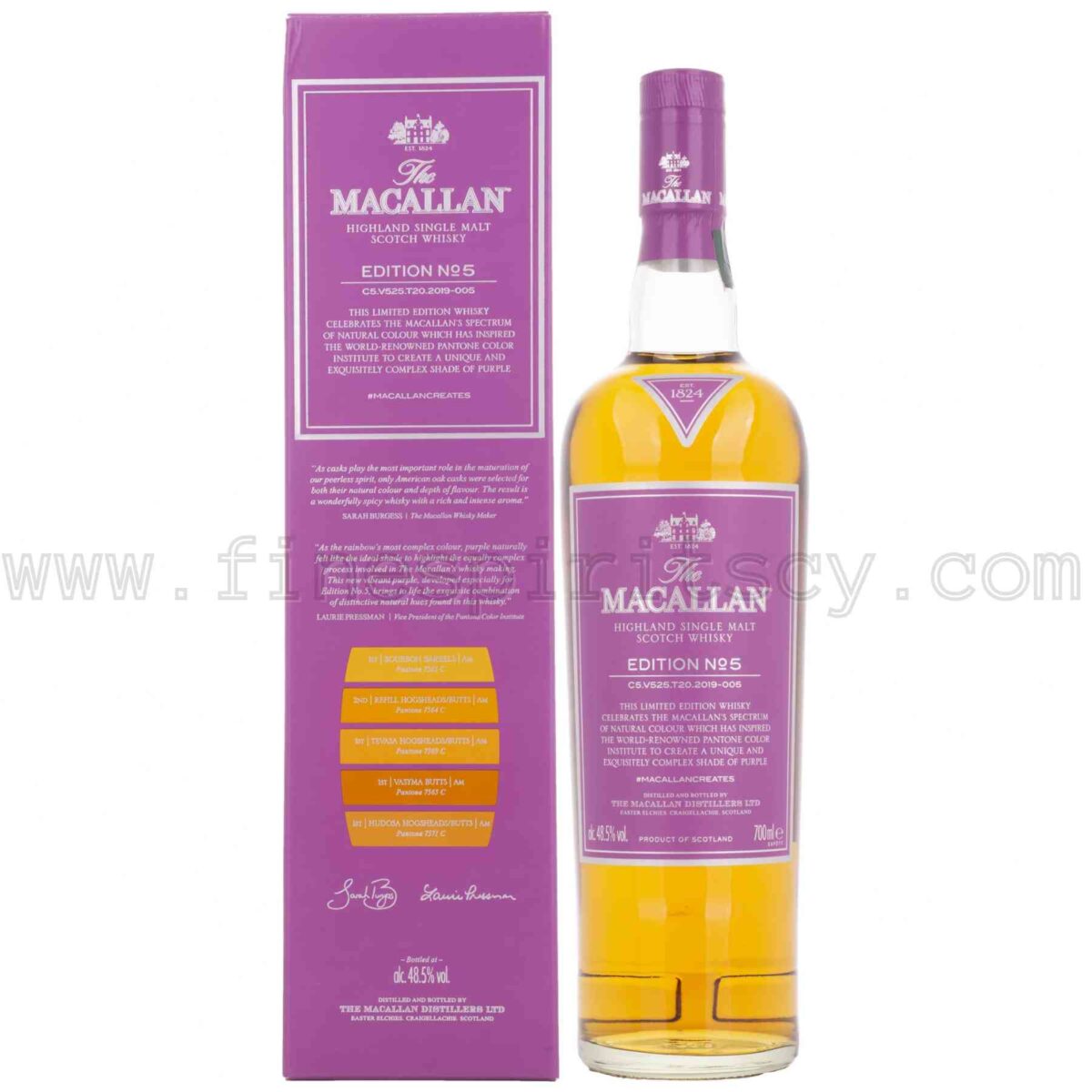 The Macallan Edition No 5 Number Five Series 700ml 70cl 0.7L