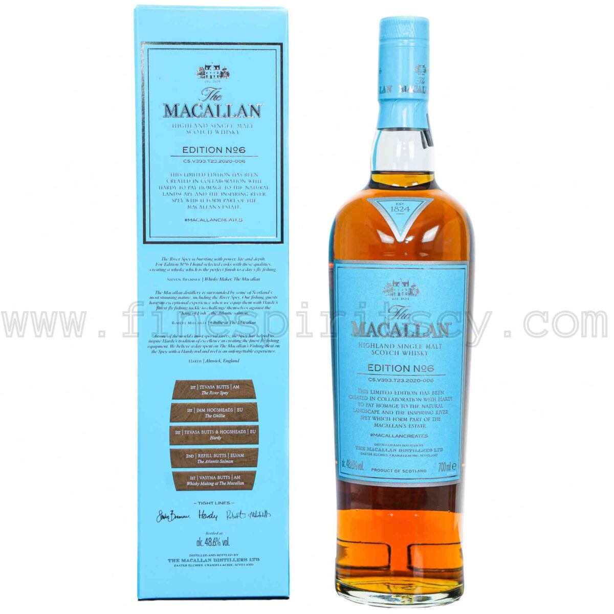 The Macallan Edition No 6 Number Six Series 700ml 70cl 0.7L