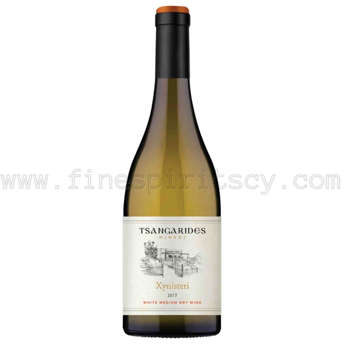 Tsangarides Xyhnisteri Medium Dry White Wine 750ml 75cl 0.75L