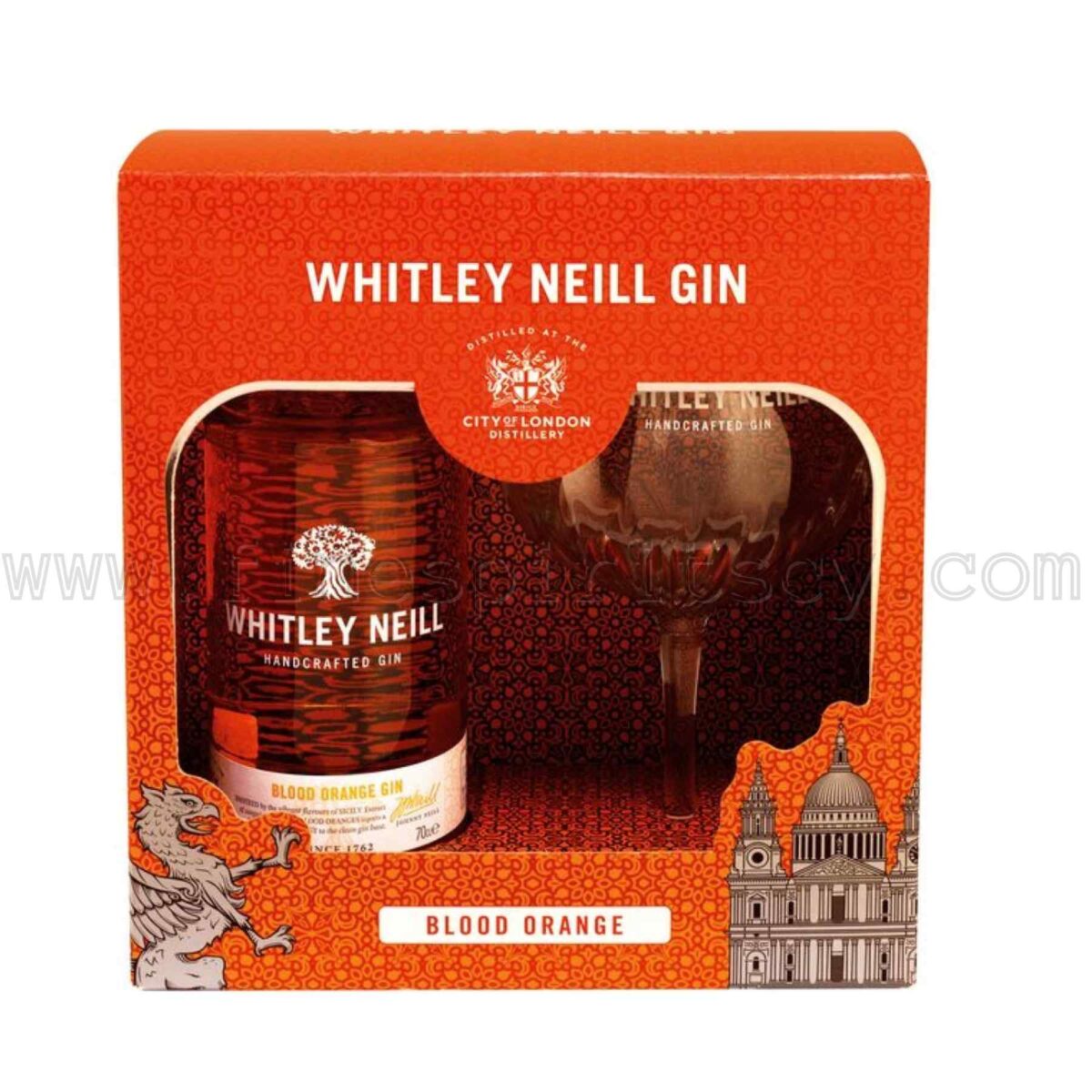 Whitley Neill Blood Orange Gift Set Glass