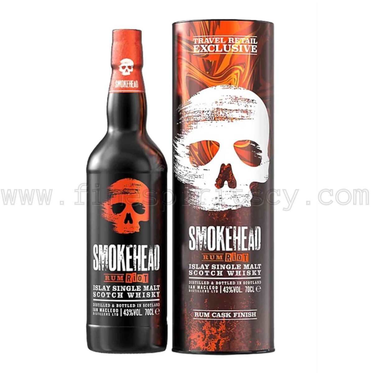 Smokehead Riot Rum Cask Travel Retail Exclusive 700ml 70cl 0.7L