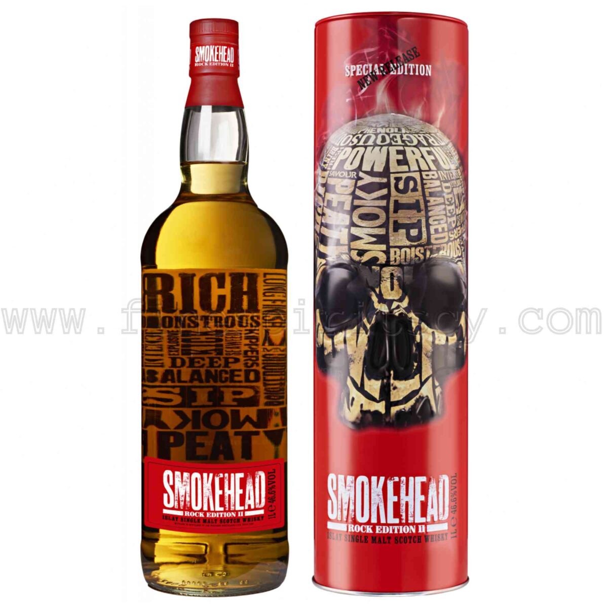 Smokehead The Rock Edition 2 II Special Edition New Release 1000ml 100cl 1L Liter Litre