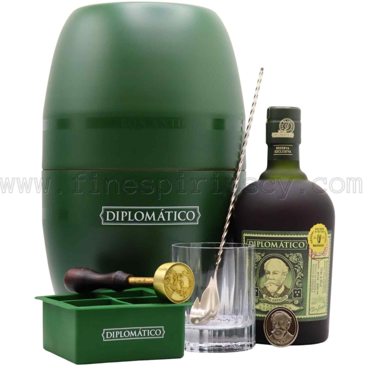 Diplomatico Reserva Exclusiva Mini Bar Pack Ice Bucket Gift Set