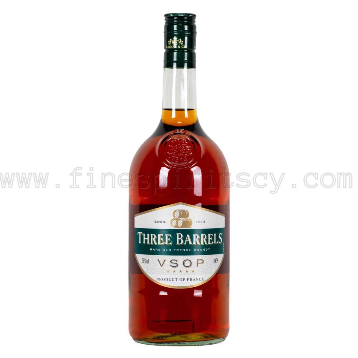 Three Barrels VSOP 1000ml 100cl 1l liter litre Brandy