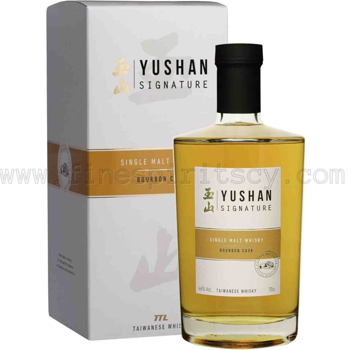 Yushan Signature Bourbon Cask Single Malt Taiwan Taiwanese 700ml 70cl 0.7L