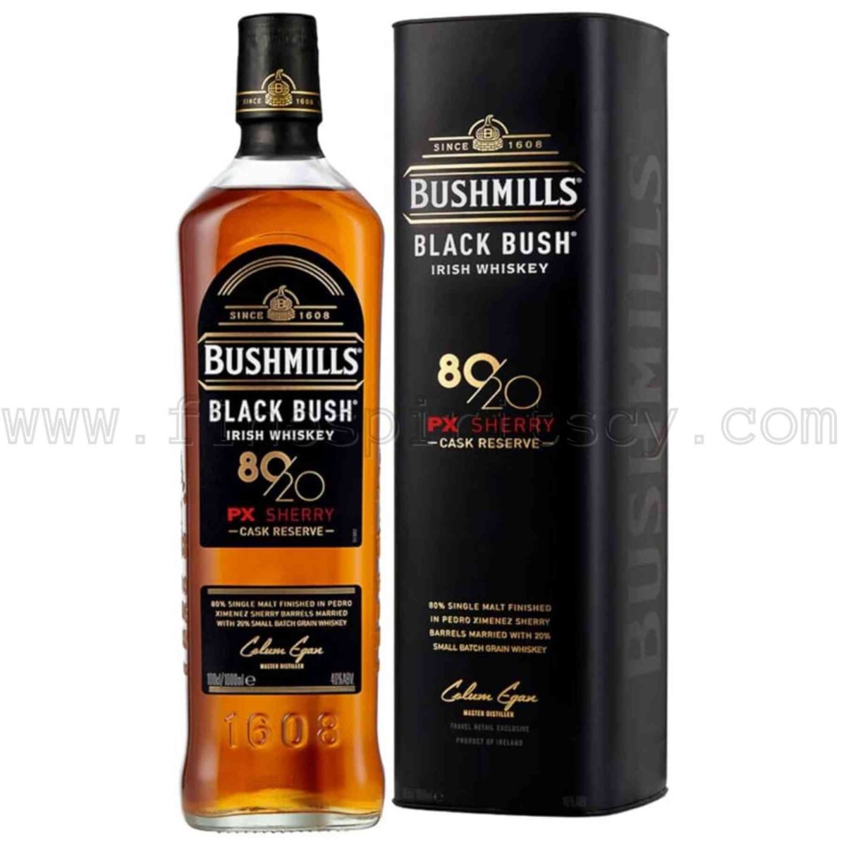 Bushmills Black Bush 80/20 PX Sherry Cask Reserve 1000ml 100cl 1L Liter Litre