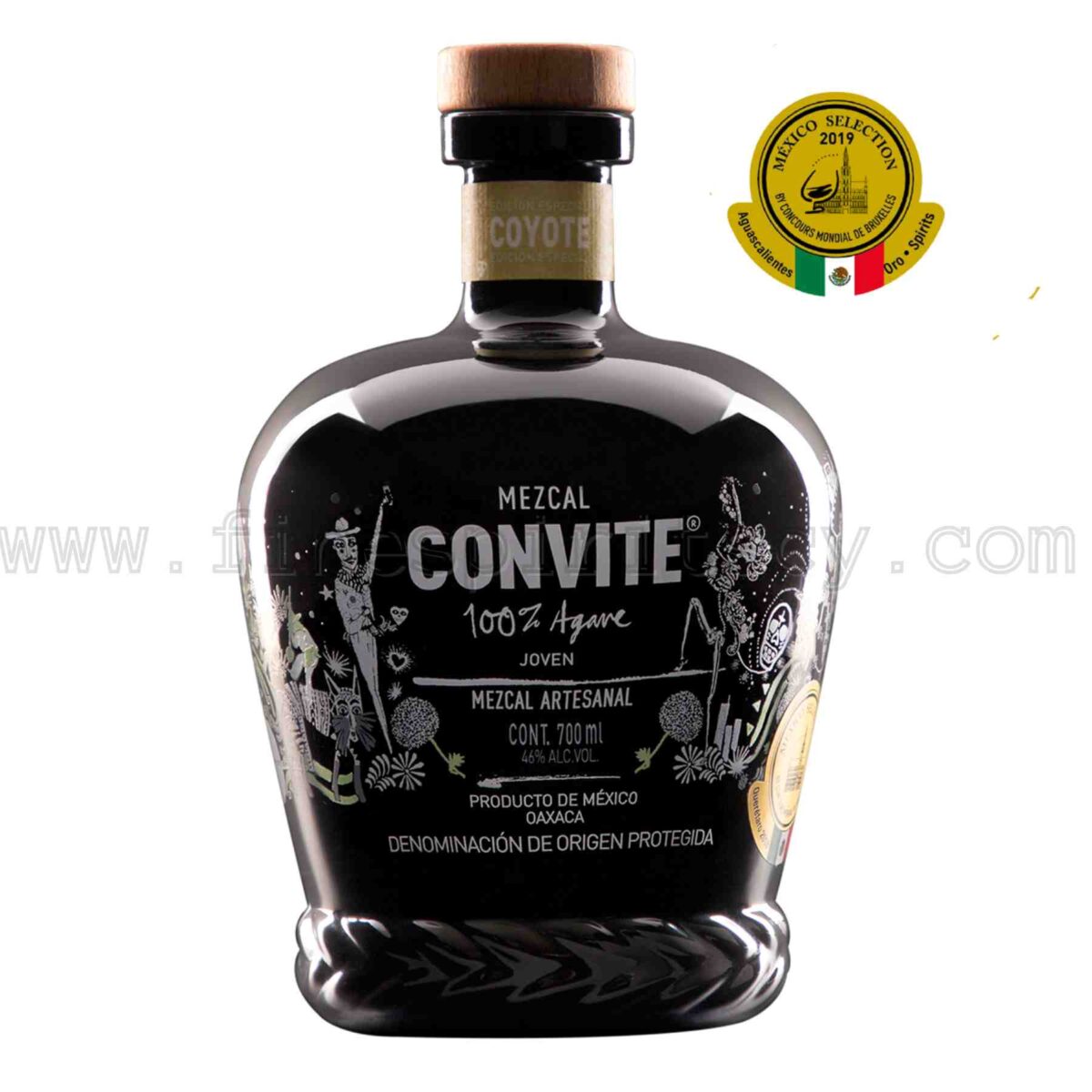 Convite Coyote Joven Mezcal 700ml 70cl 0.7L