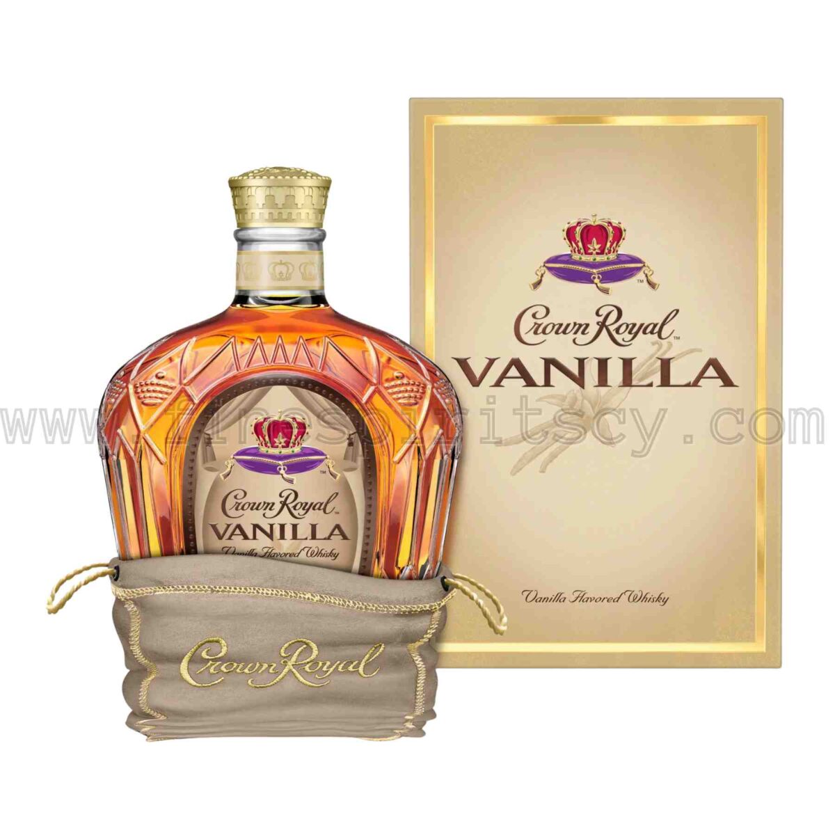 Crown Royal Vanilla 1000ml 100cl 1L Liter Litre Pouch