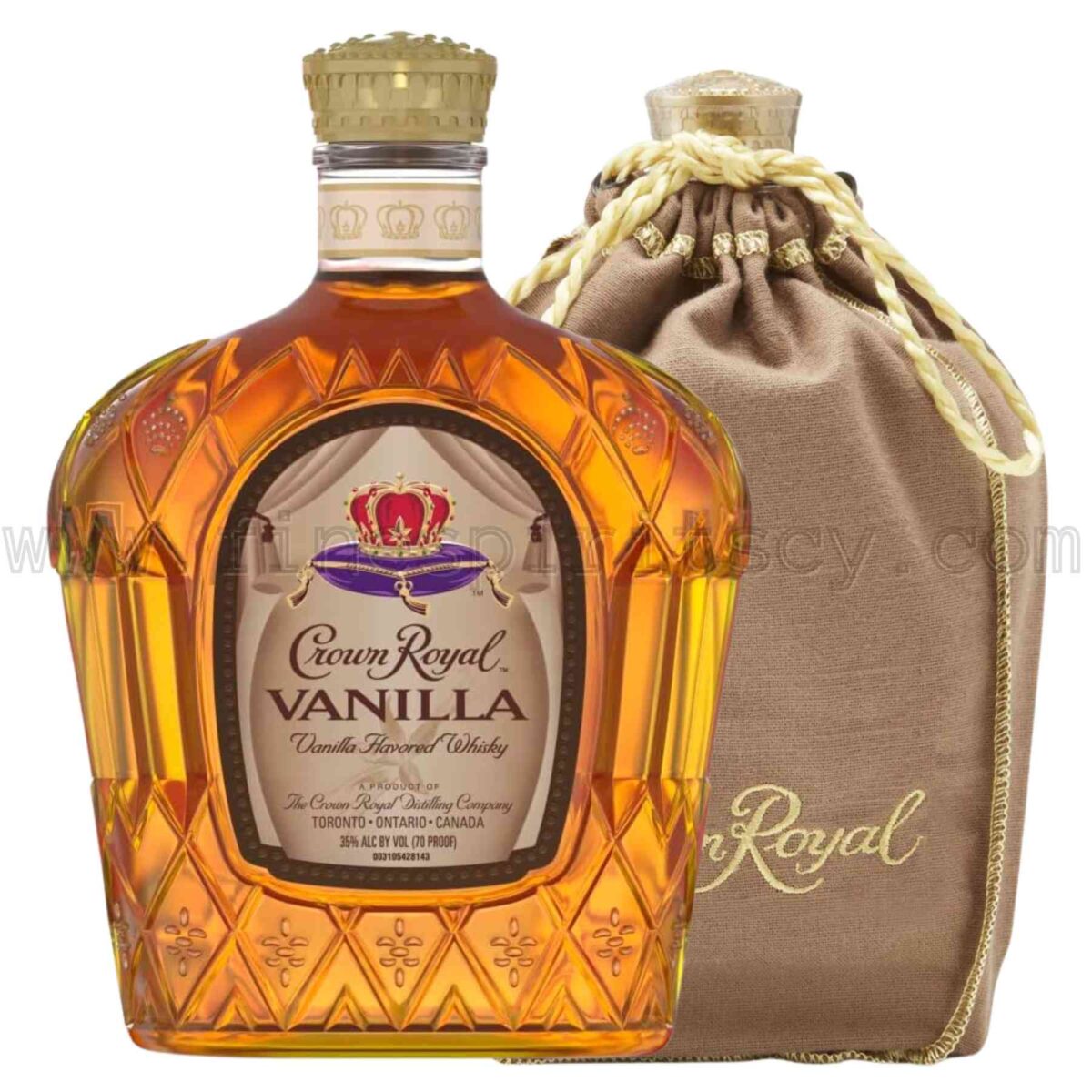 Crown Royal Vanilla 1000ml 100cl 1L Liter Litre Pouch