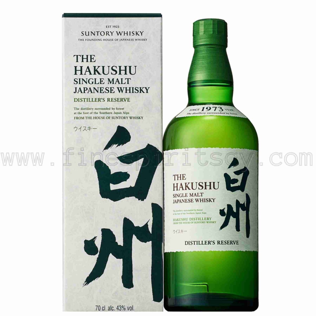 Suntory Hakushu Distillers Reserve Single Malt 700ml 70cl 0.7L