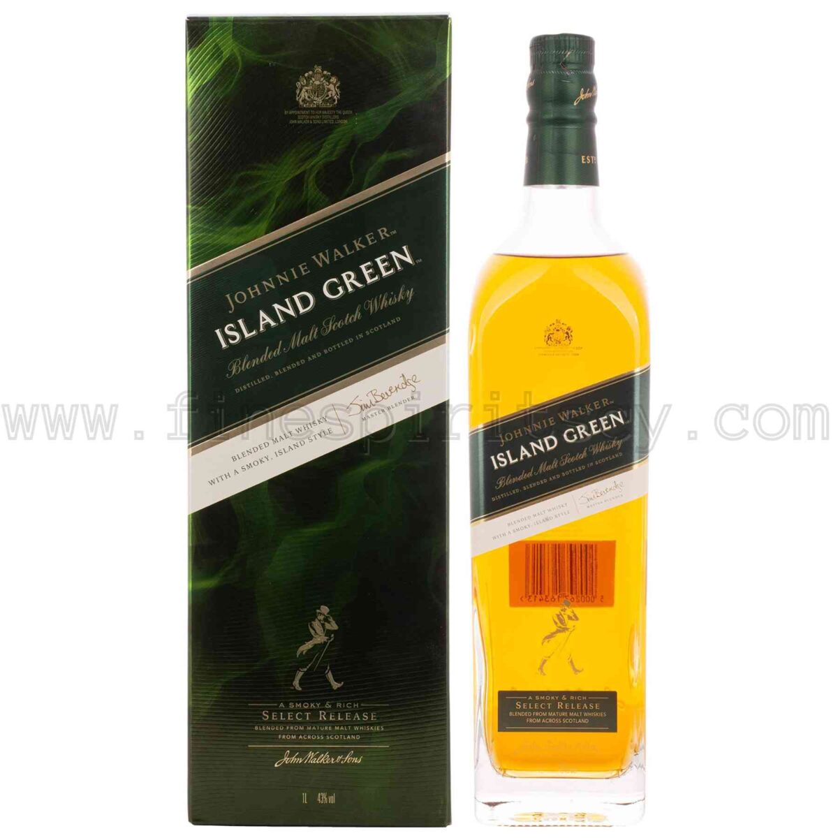 Johnnie Walker Island Green 1000ml 100cl 1L Liter Litre