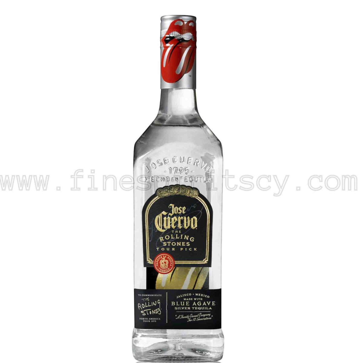 Jose Cuervo Silver Rolling Stones Tour Pick 1972 North America 700ml 70cl 0.7L