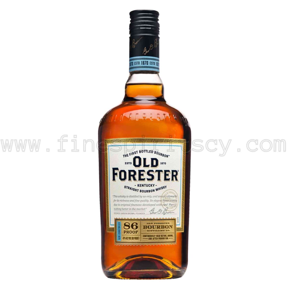 Old Forester 86 Proof Bourbon Whiskey 1000ml 100cl 1L Liter Litre