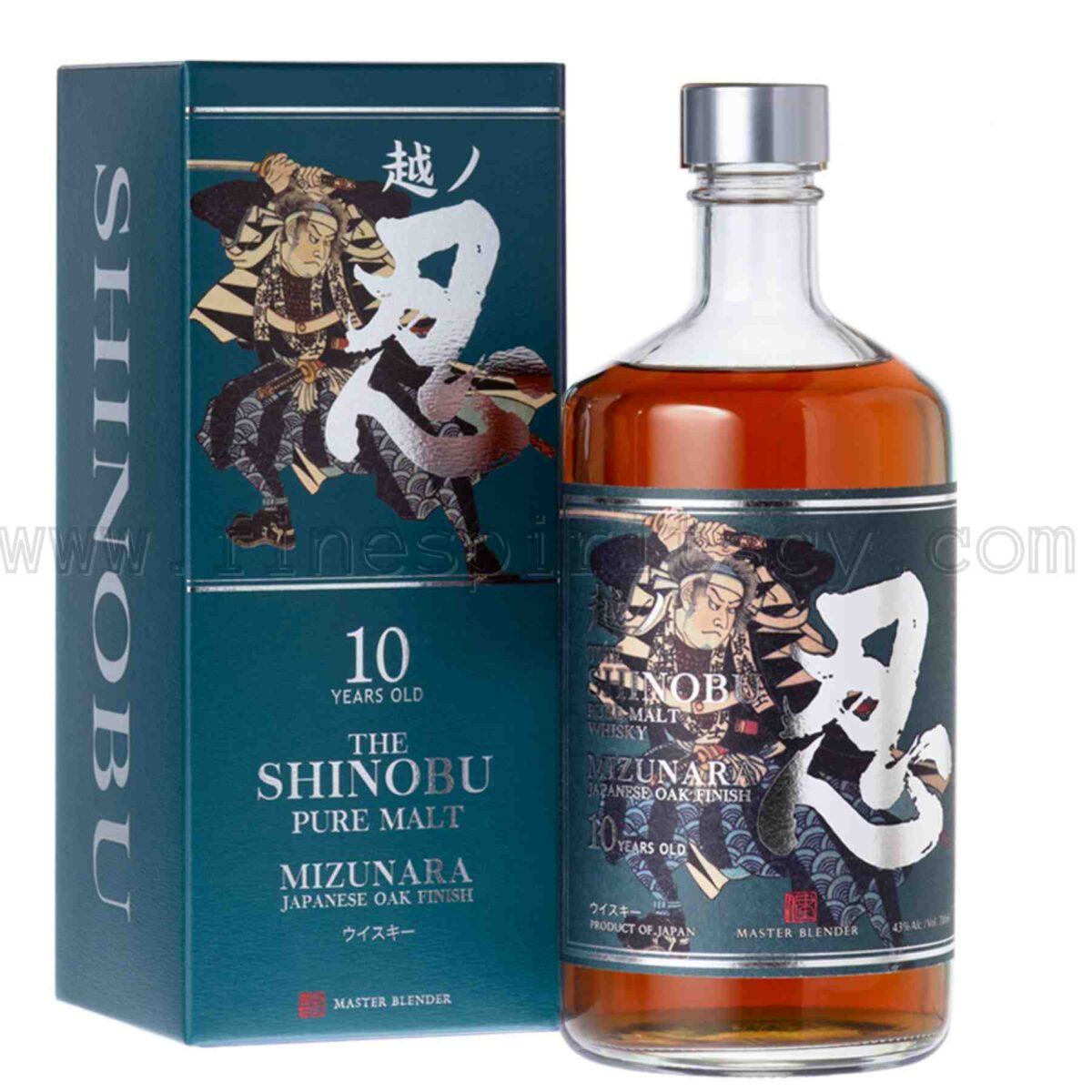 The Shinobu Pure Malt 10 Year Old Mizunara Japanese Oak Finish